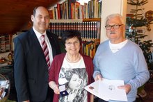 B&uuml;rgermeister Hans Baumann macht 200 &bdquo;Hausbesuche&ldquo; im Jahr am Montag, 18. Januar 2016