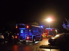 Containerbrand am Mittwoch, 27. April 2016