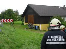 Verkehrsunfall mit eingeklemmter Person am Mittwoch, 19. September 2012