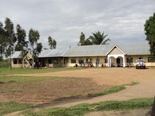 Das Schulgeb&auml;ude am Donnerstag,  8. August 2013