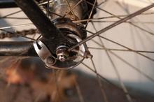 Eine vorgesch&auml;digte R&uuml;cktrittbremse hielt den Belastungen nicht mehr Stand und verbog sich - wieder einmal. am Montag, 30. September 2013