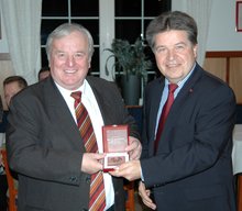 Victor-Adler-Plakette f&uuml;r Franz Sieberer am Dienstag,  3. Dezember 2013