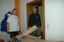 Kurzes Gewitter brachte Sintflut &uuml;ber Frankenburg am Dienstag, 11. Juni 2013