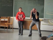 &bdquo;Native English Speakers&ldquo; in der NMS Frankenburg, Foto: NMS Frankenburg am Mittwoch, 26. M&auml;rz 2014