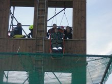 &Uuml;bung mit H&ouml;henrettern am Donnerstag,  8. Mai 2014