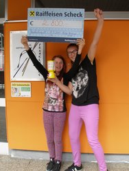 Krebshilfesammlung der NMS Frankenburg  am Samstag, 24. Mai 2014