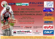 6. O&Ouml; Polizei Landesmeisterschaft Einzelzeitfahren am Dienstag, 27. Mai 2014