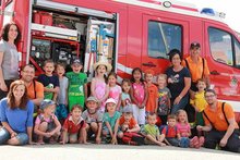 Besuch Kindergarten am Donnerstag,  3. Juli 2014