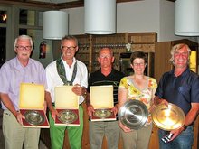 Auch beim Golf ganz vorn dabei am Donnerstag,  7. August 2014