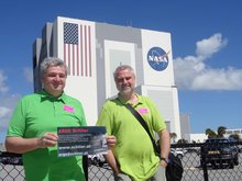 Arge Schlier im Kennedy Space Center am Dienstag, 24. M&auml;rz 2015