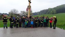 Maibaum aufstellen am Freitag,  1. Mai 2015