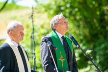 Die &ouml;kom&auml;nische Andacht (Foto: W&uuml;rfelspielgemeinde Frankenburg) am Sonntag, 26. Juli 2015