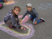 Wanderungen & Stra&szlig;enmalaktion zur Mobilit&auml;tswoche am Donnerstag, 24. September 2015