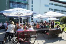 Grillfest beim Altenheim am Donnerstag,  9. Juni 2016