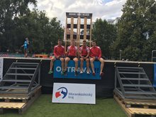 WM in Ostrava - Training Hakenleiter am Montag, 15. August 2016