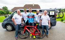 Das Betreuerteam von Andreas Preuner am Donnerstag, 25. August 2016