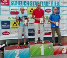 Silber beim Stadtlauf Ried am Donnerstag, 25. August 2016