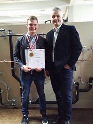 Florian Kaiser, ein Lehrling aus dem WIFF-Betrieb P&ouml;llmann&Partner, erzielt tolle R&auml;nge bei Bewerben in diesem Jahr! am Donnerstag, 22. Dezember 2016