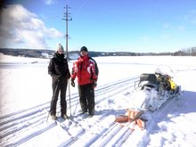 Die Frankenburger Loipe l&auml;dt zum Langlaufspa&szlig; ein am Montag, 23. Januar 2017