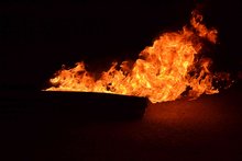 Brand Propangasflasche am Freitag, 16. M&auml;rz 2018