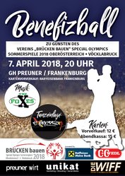 Benefizball \\\\\\"Miteinander Br&uuml;cken bauen\\\\\\" am Mittwoch,  4. April 2018