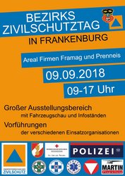 Zivilschutztag 2018 am Dienstag, 31. Juli 2018