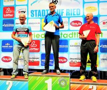 Stockerlplatz beim Weberzeile Stadtlauf Ried am Donnerstag, 30. August 2018