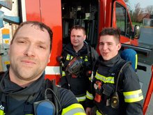 &Uuml;bung mit der FF Frankenburg am Dienstag,  9. April 2019