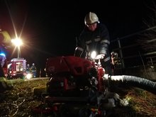 Dachstuhl Brand in Redleiten am Freitag, 29. November 2019