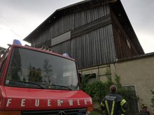 Hagelgewitter am Montag,  3. August 2020