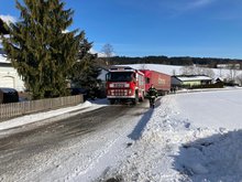 Lkw Bergung am Mittwoch, 27. Januar 2021