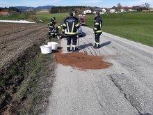 Technischer Einsatz, &Ouml;lspur am Sonntag, 11. April 2021