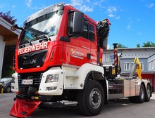 St&uuml;tzpunkt des Landeskatastrophenschutzes am Sonntag, 23. Mai 2021