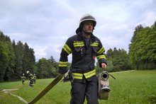 &Uuml;bungsannahme B&ouml;schungsbrand am Freitag, 25. Juni 2021