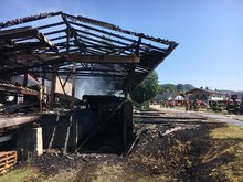 Gro&szlig;brand S&auml;gewerk am Mittwoch, 21. Juli 2021