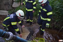 6.Allgemeine &Uuml;bung 2021 Wasser aufstauen am Freitag, 27. August 2021