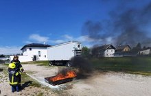 Volkssch&uuml;ler lernten &uuml;ber die Arbeit der Feuerwehr am Dienstag,  3. Mai 2022, Copyright siehe www.meinbezirk.at