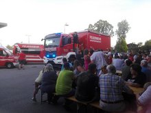 Ankunft WLFK der Feuerwehr Frankenburg am Freitag, 19. August 2022