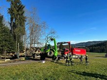 Landwirt st&uuml;rzte mit Teleskoplader um am Donnerstag,  5. Januar 2023, Copyright siehe www.meinbezirk.at