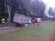 Lkw Bergung am Montag,  9. Januar 2023