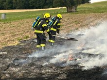 &Uuml;bung Feldbrand am Freitag,  4. August 2023