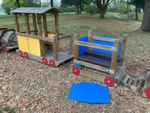 Spielplatz in Frankenburg zerst&ouml;rt am Montag, 23. Oktober 2023, Copyright siehe www.meinbezirk.at